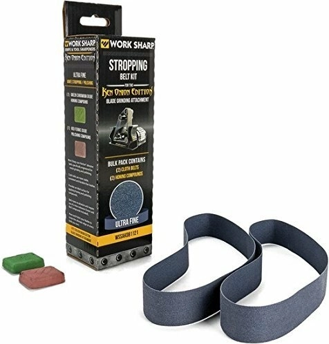 Work Sharp Ken Onion KO cloth stropping belt set