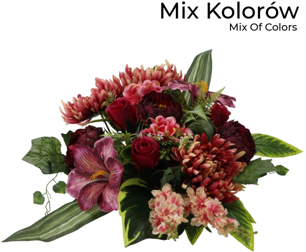 Wzanka (Trauerarrangement) Nr. 5, Farbmix