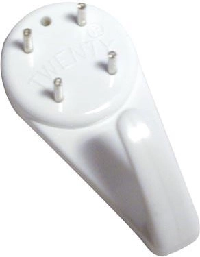 Haak TWENTY Maxi II wit, 3 stuks