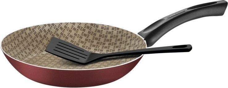 Tramontina Paris koekenpan met spatel 28 cm, bordeaux