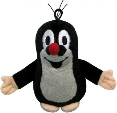 Plush Mole with Loop 8 cm