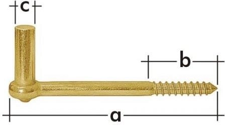 Pennehouder 13 × 106 mm van verzinkt staal