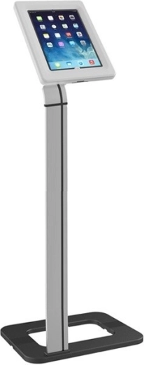 Maclean MC-645 lockable floor-standing tablet stand for 9.7–10.1-inch tablets