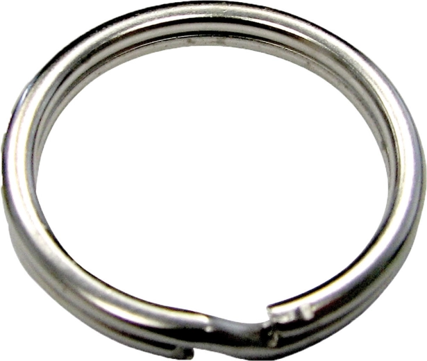 Anneau porte-clés 35 × 2,0 mm nickelé (200 pcs)