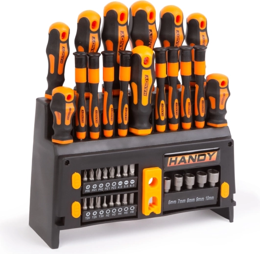 Handy Screwdriver Set with Stand, 39 Pieces