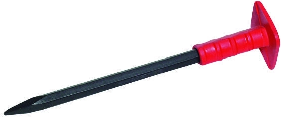 Spitse steenbeitel met PVC-bescherming 400 mm