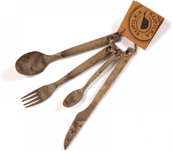 KUPILKA Cutlery Brown Camping Cutlery
