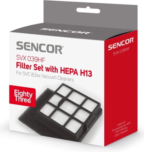 Ensemble de filtres Sencor pour aspirateur SVC 83x