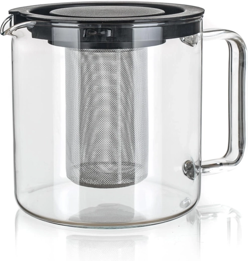 Glasteekanne 1,3 l mit Edelstahlfilter SIMAX FROM