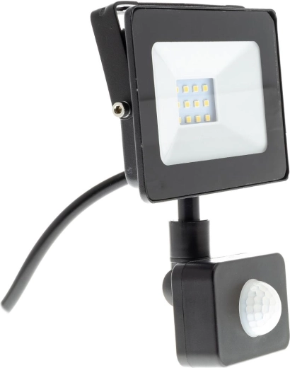 LED-schijnwerper Retlux 10 W 4000 K met PIR-sensor