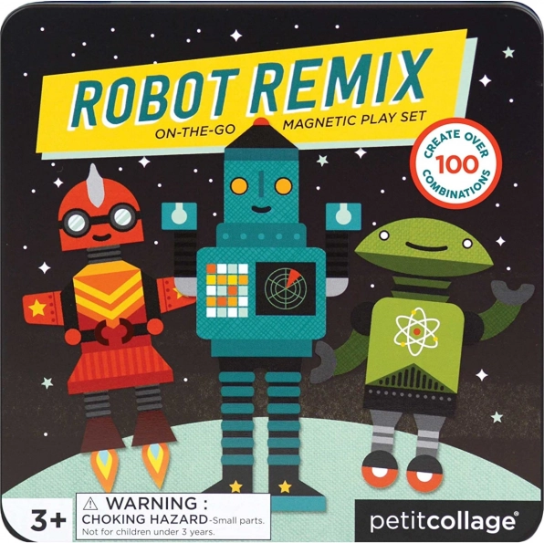 Magnetisch spel robots PETIT COLLAGE