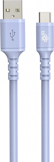 USB-C USB Cable Silicone 1m Purple