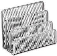 Porte-lettres en métal argenté