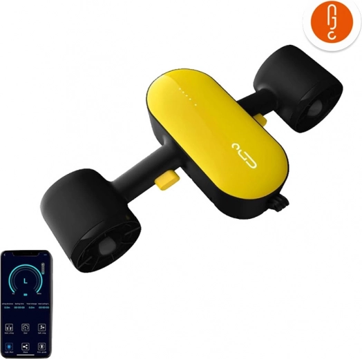 Scooter sous-marin Geneinno S2 noir-jaune