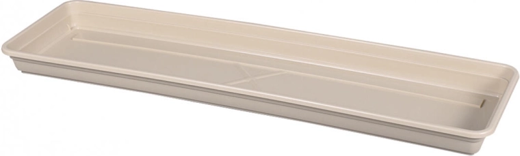 Schotel voor bloembak Lobelia Modern 60 cm lichtbruin