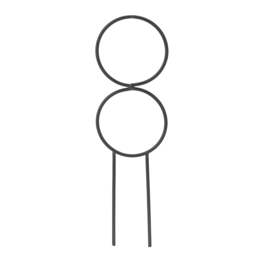 Set metalen steunrekken voor kamerplanten 12 × 40 cm, groen, 3 stuks