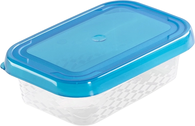 Blue Box rectangular food container 0.1 L, blue