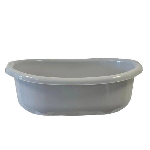 Ovale plasticen teil met handgrepen 30 l