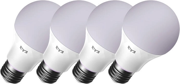 Yeelight Smart LED ampoules GU10 W4 colorées - 4 pièces