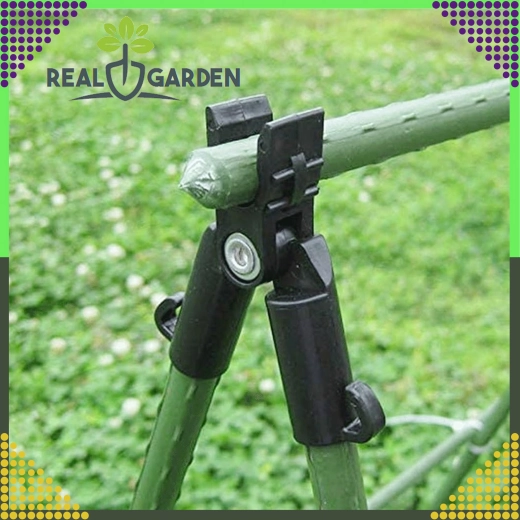 Apex hinged T-connector for 9 mm garden poles, 10 pcs