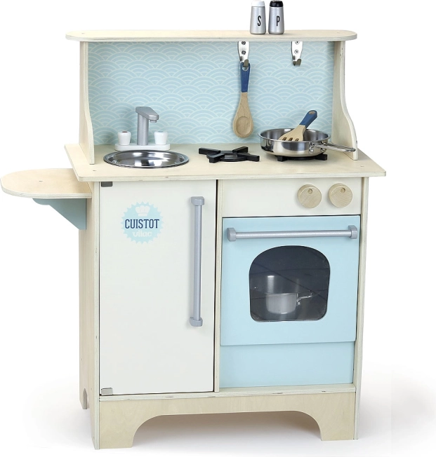 Vilac wooden kitchen Cuistot blue
