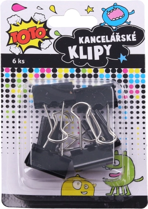 Kantoorklemmen 25 mm, 6 stuks