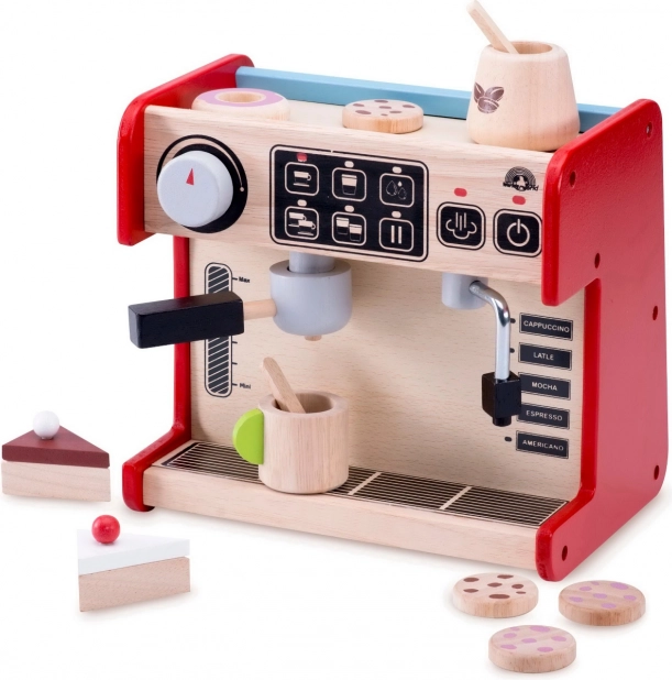 Wooden Coffee Machine Wonderworld for Kids