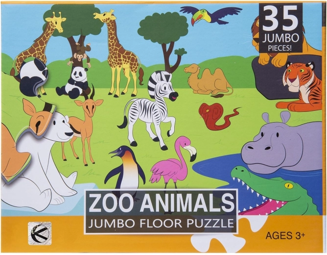 XXL kinderpuzzel zoo - 1 stuk