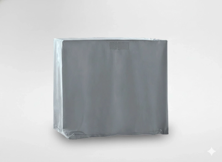 Protective grill cover 126 × 55 × 112 cm grey