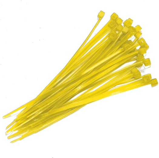 Set of 250 plant zip ties, multicolored