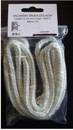 Corde d’isolation 14 × 14 mm, 2 m, jusqu’à 500 °C ISOTEM 10