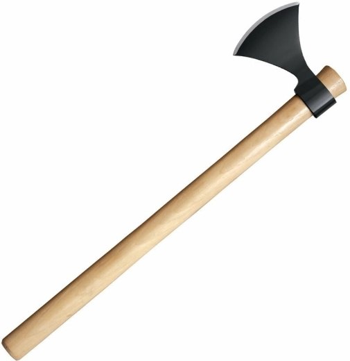 Hache de camping Norse Hawk de Cold Steel, acier au carbone et manche en bois, 717 g