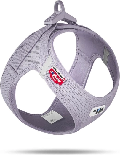 Curli Air-Mesh dog harness with buckle, lilac, size M (6–9 kg)