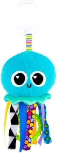 Lamaze cheerful octopus with clip for babies