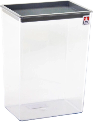 Voorraadbus voor droge voedingsmiddelen 2 l – hoge rechthoekige, mix kleuren