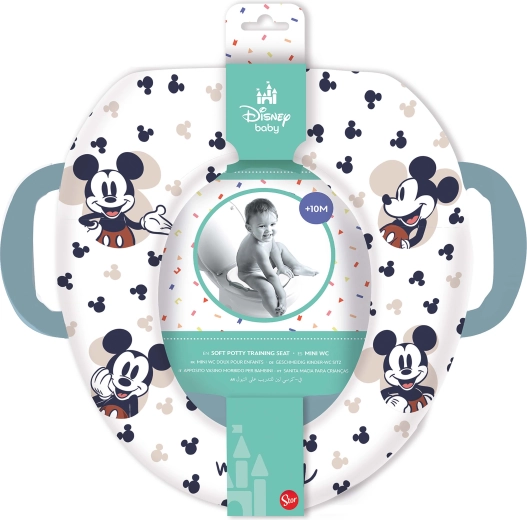 Soft toilet seat with handles MICKEY