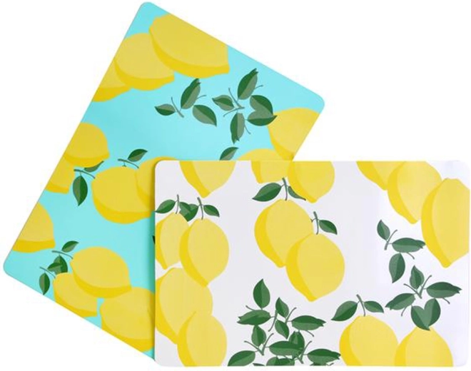 TORO plastic placemat with fruit motif 28.5 × 44 cm