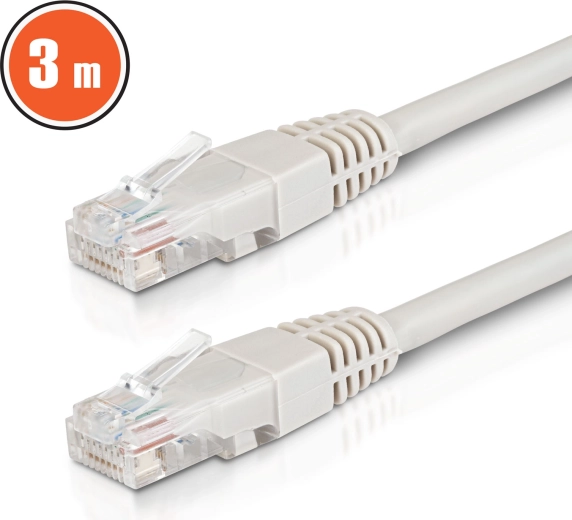 UTP CAT6 CCA-netwerkkabel 3 m grijs