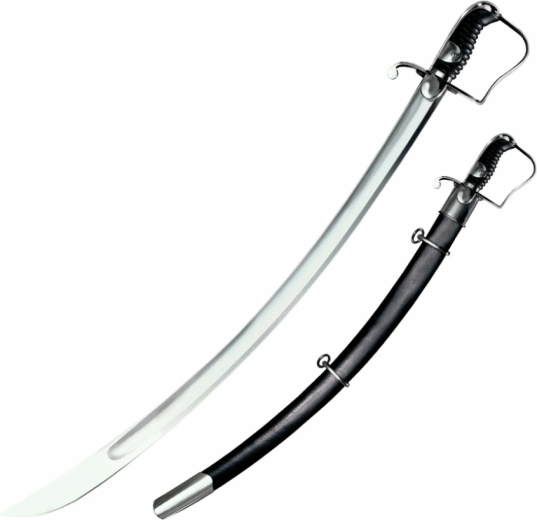 Sabre de cavalerie légère Cold Steel 1796 de collection avec étui en cuir