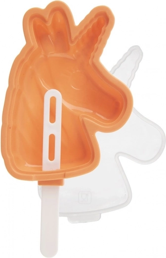 Moule en silicone pour esquimaux licorne ORION avec couvercle et bâtonnet