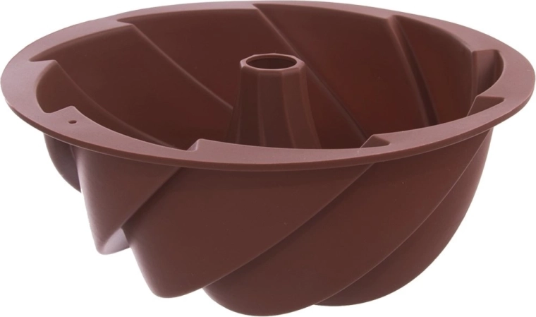 Moule à kouglof en silicone avec cheminée fleur 23,5 cm