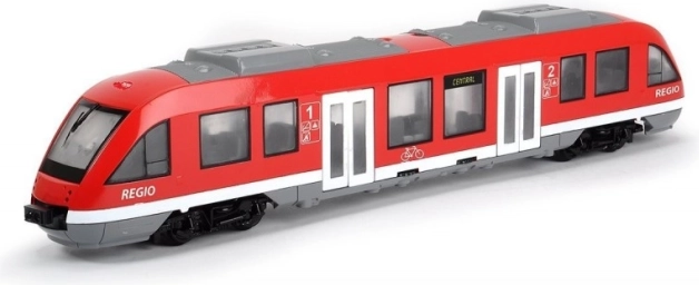 Red city train with opening doors REGIO by Dickie Toys