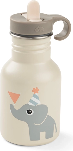 Done by Deer biberon enfant en acier inoxydable Celebration sable 350 ml