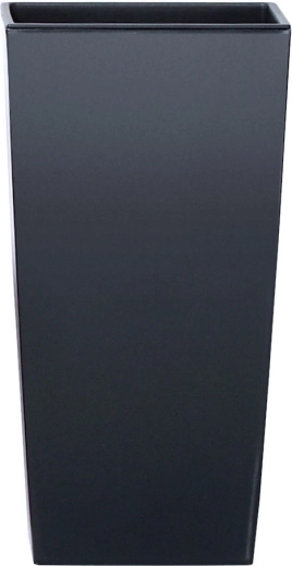 Bloempot URBI Square Mat antraciet 12,6 × 12,6 × 20 cm, 2 l