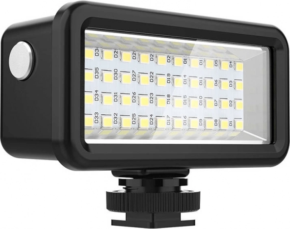 Waterdichte Puluz LED duiklamp 40m zwart