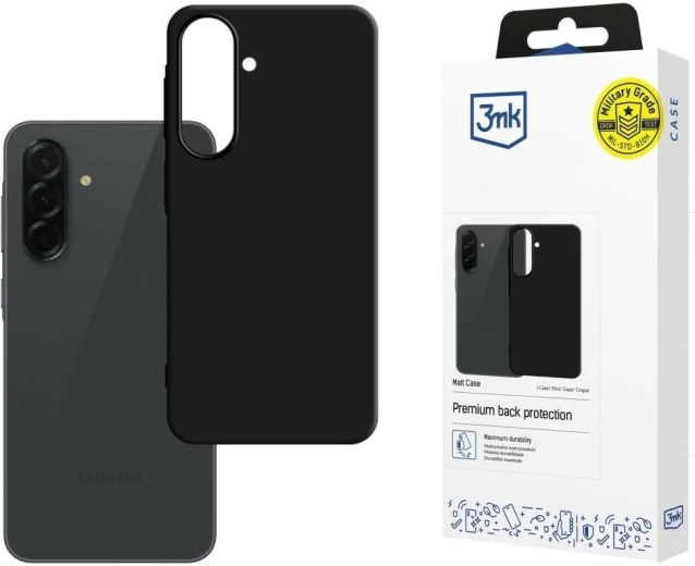 3mk Matt Case pour Samsung Galaxy A57 noir