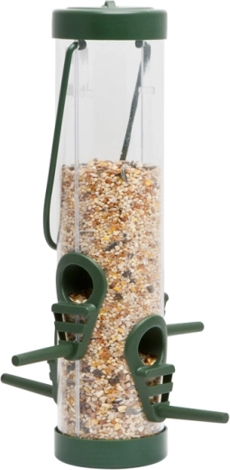 Hanging bird feeder