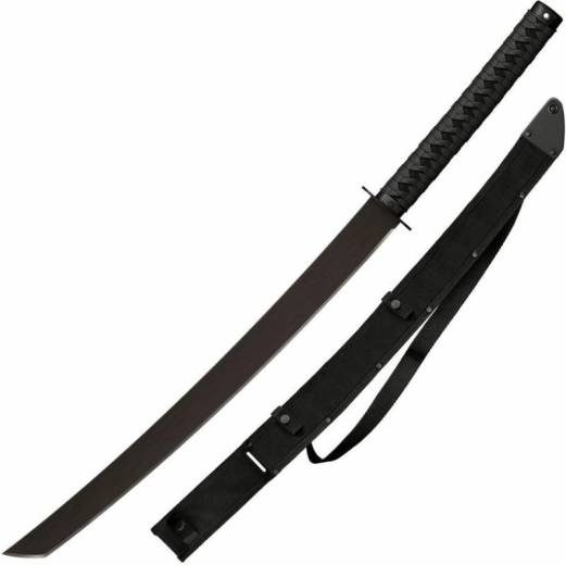 Tactical katana machete Cold Steel 61 cm, black, polymer with Cor-Ex sheath