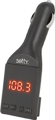 Émetteur FM Bluetooth Setty pour voiture noir - 1 pièce