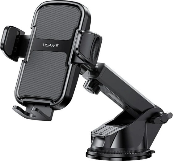 Universal car mount for windshield and dashboard USAMS, black